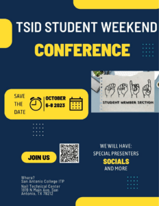 Student Weekend Conference 2023 Flyer